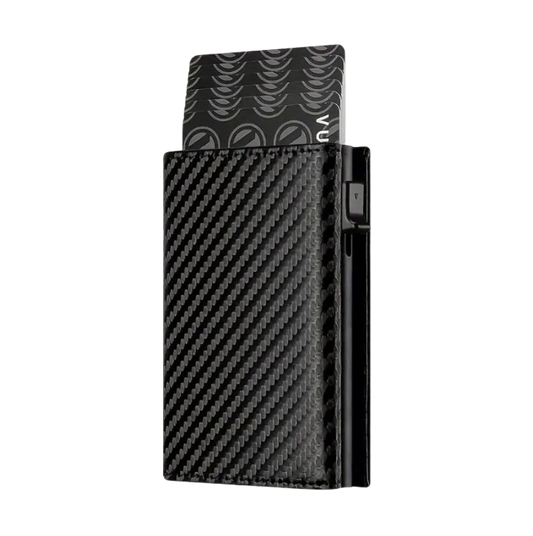 Eleganter Leder Geldbeutel mit integriertem Cardholder für Kreditkarten und Ausweise