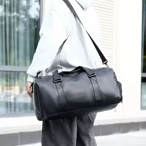 Wasserdichte Reisetasche mit modernem Design, viel Stauraum und zusätzlicher Außentasche – ideal für Auto-, Bahn- oder Flugreisen