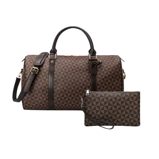 Große, wasserabweisende Reisetasche für Damen und Herren mit Schultergurt und viel Stauraum – ideal als Weekender oder Handgepäck