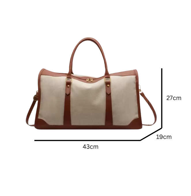 Wasserdichte Reisetasche mit modernem Design, viel Stauraum und zusätzlicher Außentasche – ideal für Auto-, Bahn- oder Flugreisen