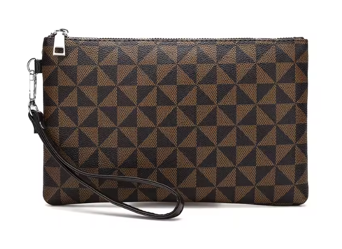 Moderne Slim-Brieftasche aus veganem Leder mit Münzfach, Scheinfach und Kartenetui-Funktion