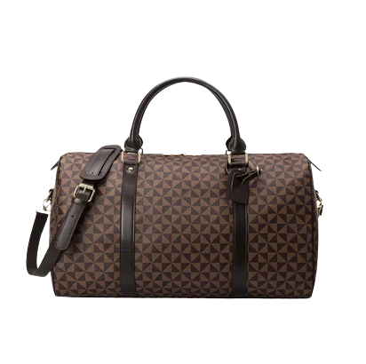 Wasserdichte Reisetasche mit modernem Design, viel Stauraum und zusätzlicher Außentasche – ideal für Auto-, Bahn- oder Flugreisen - braun